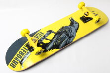  Скейтборд Original Fish Premium sk-415-1 Raven жовтий