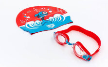 Набір для плавання дитячий: окуляри, шапочка Arena AR-92413-37 AWT MULTI 