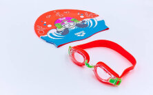  Набор для плавания детский: очки, шапочка Arena AR-92413-44 AWT MULTI