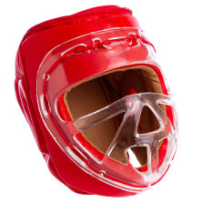 Шлем для единоборств ELS MA-1427 XS-XL красный