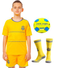 Комплект футбольной формы детский CO-1005-UKR-13Y УКРАИНА 