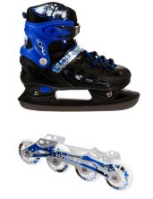 Ролики+льодова платформа 2 в 1 Scale Sport Duo синій