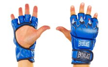 Перчатки для смешанных единоборств MMA PU Everlast BO-3207-B