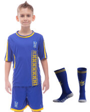 Комплект футбольной формы детский Украина Чемпионат Мира 2018 CO-3500-UKR-18B 