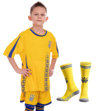Комплект футбольной формы детский  Украина Чемпионат Мира 2018 CO-3500-UKR-18Y 