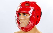  Шлем для тхэквондо с пластиковой маской BO-5490-R DAEDO 