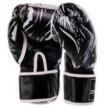 Боксерські рукавиці Зеларт BO-5493-BK (8-12oz)