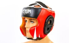 Шлем боксерский в мексиканском стиле кожаный Venum BO-6652-r