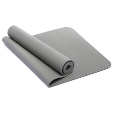 Коврик для фитнеса и йоги Yoga Mat 1x-слойный FI-4937 6mm серый