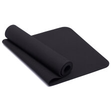 Коврик для фитнеса и йоги Yoga Mat 1x-слойный FI-4937 6mm черный