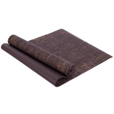 Коврик для йоги Джутовый (Yoga mat) SP-Sport FI-2441 темно-коричневый