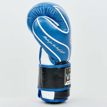 Рукавички шкіряні боксерські Velo VL-8188-b синій