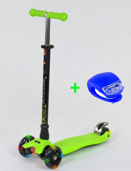 Самокат Scooter Maxi S466 салатовый