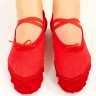 Балетные тапочки красные OB-6326