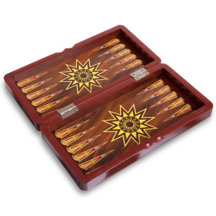 Набір настільних ігор 3 в 1 MDF 5566C шахи, шашки, нарди