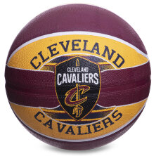 Мяч баскетбольный  SPALDING NBA Team CLEVELAND Cavaliers 83504Z №7 красный-желтый