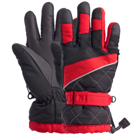 Перчатки горнолыжные теплые женские SP-Sport B-7133 красный