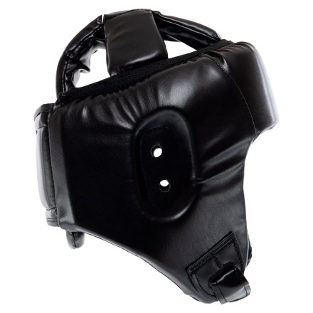 Шолом боксерський відкритий із посиленим захистом верхівки PU Зеларт BO-8268-BK