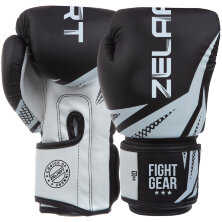 Боксерські рукавиці Зеларт BO-0866-BKW Чорний з білим