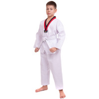 Кімоно для тхеквондо (добок) WTF SP-Sport CO-012 150-180см білий-чорний