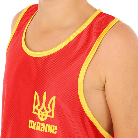 Форма боксерська дитяча майка та шорти UKRAINE CO-8941-R