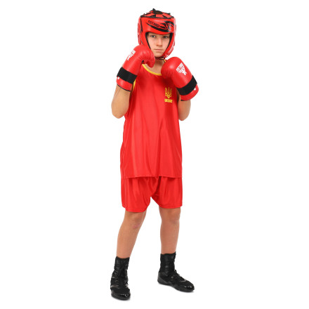 Форма боксерська дитяча майка та шорти UKRAINE CO-8941-R