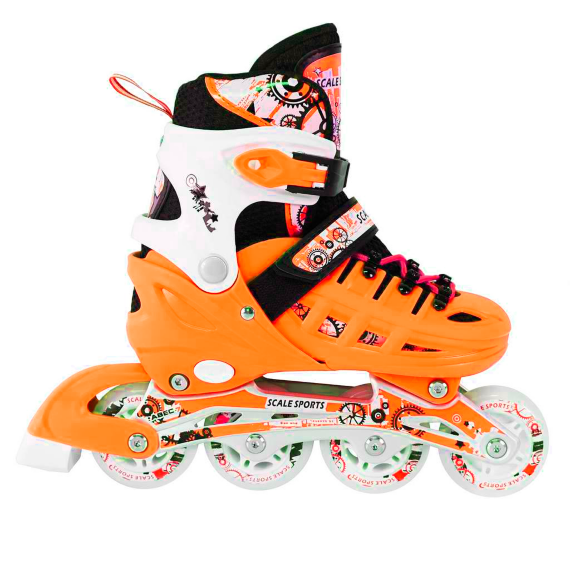Роликовые коньки Scale Sport SC04 оранжевый
