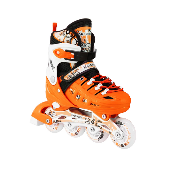 Роликовые коньки Scale Sport SC04 оранжевый