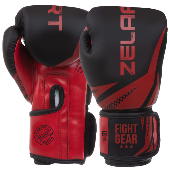 Боксерські рукавиці Зеларт BO-0866-BK Чорний