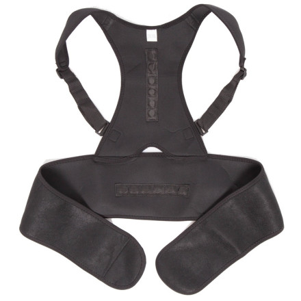 Корсет з магнітами для постави спини SP-Sport ST-2088 чорний