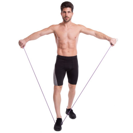 Еспандер трубчастий для фітнесу з кільцем DOUBLE CUBE DT-1002R-10LB 5,8х8,3x1200мм 4,5кг