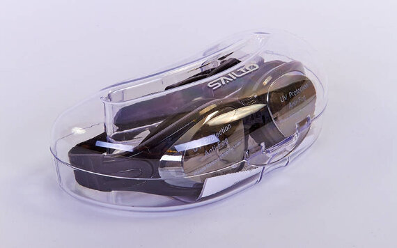 Очки для плавания с застежкой SEALS 1168 цвета в ассортименте