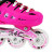 Роликові ковзани Scale Sport SC04 малиновий