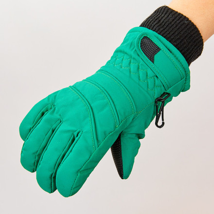 Рукавички гірськолижні теплі дитячі C-915-G зелений
