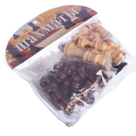 Шахові фігури дерев&#39;яні з полотном PVC для ігор 301P