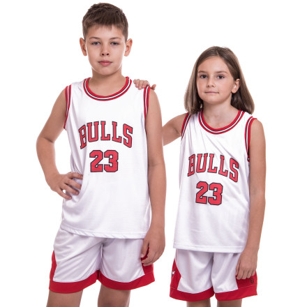 Форма баскетбольная подростковая NB-Sport NBA BULLS JORDAN 23 BO-5351