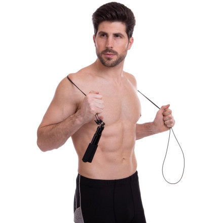 Скакалка швидкісна з підшипниками та сталевим тросом CIMA CM-812 3,2см