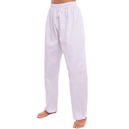 Кімоно для тхеквондо (добок) MATSA MA-0018 140-190см білий-чорний