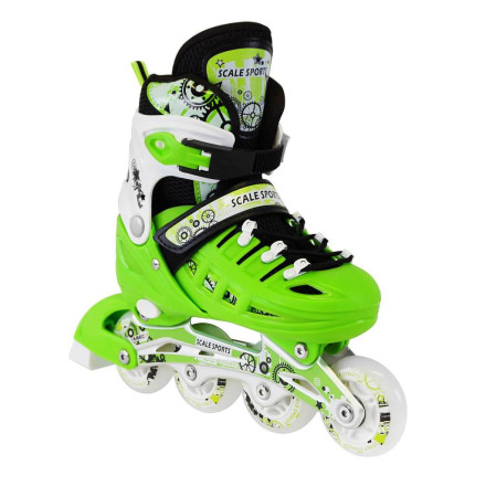 Роликові ковзани Scale Sport SC04 салатовий