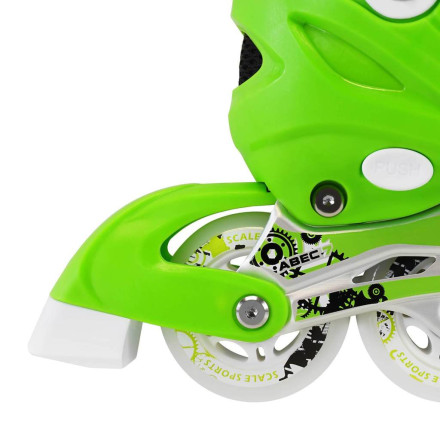 Роликові ковзани Scale Sport SC04 салатовий