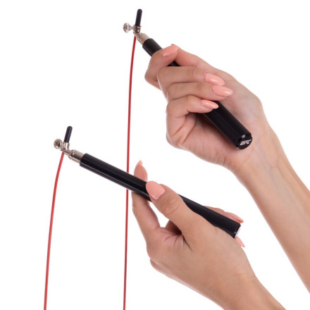 Скакалка швидкісна Кросфіт зі сталевим тросом UFC UHA-69172 3м