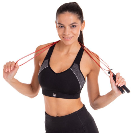 Скакалка швидкісна Кросфіт зі сталевим тросом UFC UHA-69172 3м