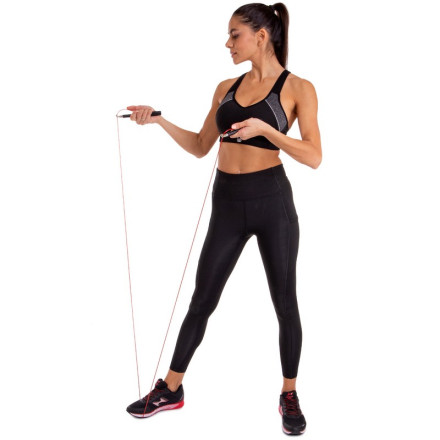 Скакалка швидкісна Кросфіт зі сталевим тросом UFC UHA-69172 3м