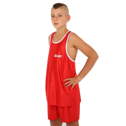 Форма боксерська дитяча майка та шорти Zelart CO-8943-R
