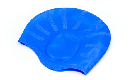 Шапочка для плавання з об&#39;ємними вушками PL-2608 кольори в асортименті