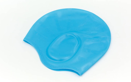 Шапочка для плавання з об&#39;ємними вушками PL-2608 кольори в асортименті