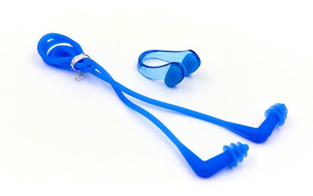 Беруші для вух та затискач для носа HN-4B різні кольори