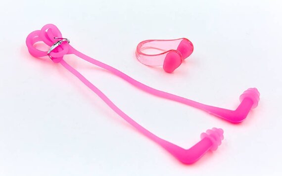 Беруши для ушей и зажим для носа HN-4B разные цвета