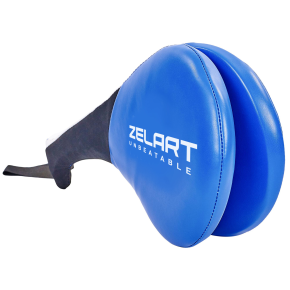 Ракетка для тхеквондо подвійна Zelart BO-5489 синій