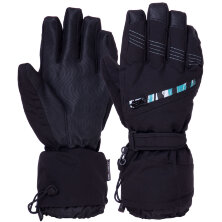 Перчатки горнолыжные теплые SP-Sport A-999 черный-бирюзовый